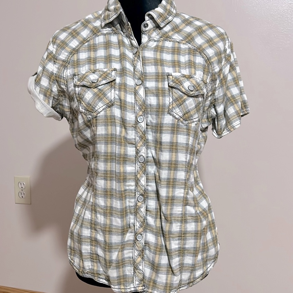 Harley-Davidson short sleeve, snap buttons shirt